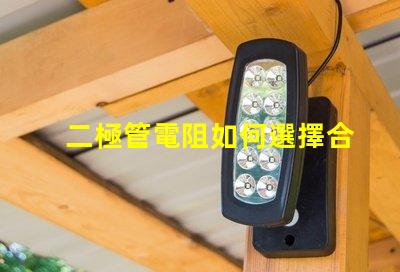 二極管電阻如何選擇合適的二極管電阻以提升電路性能