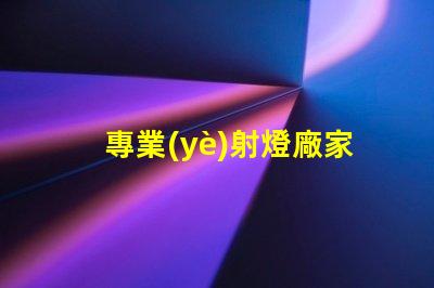 專業(yè)射燈廠家選擇優(yōu)質(zhì)射燈的關鍵因素是什么