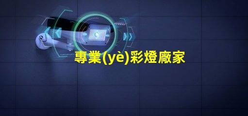 專業(yè)彩燈廠家探索高品質彩燈的最佳選擇